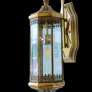 Đèn chùa đồng kính ML-B6099-1L W23.H60cm